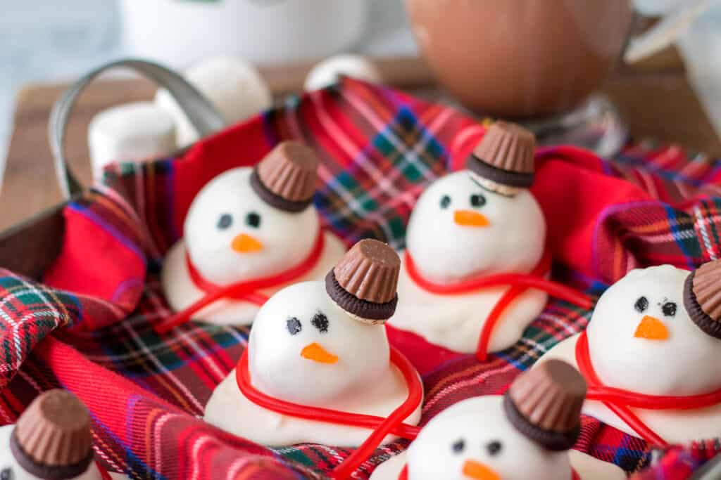 Gingerbread Snowman Truffles