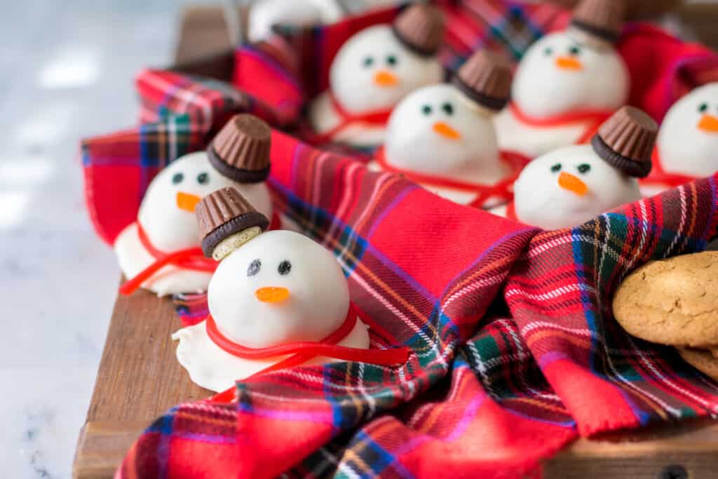 Gingerbread Snowman Truffles