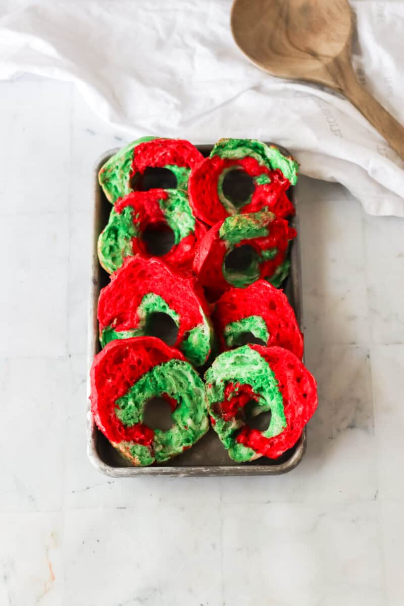 Air Fryer Christmas Bagels Moore or Less Cooking