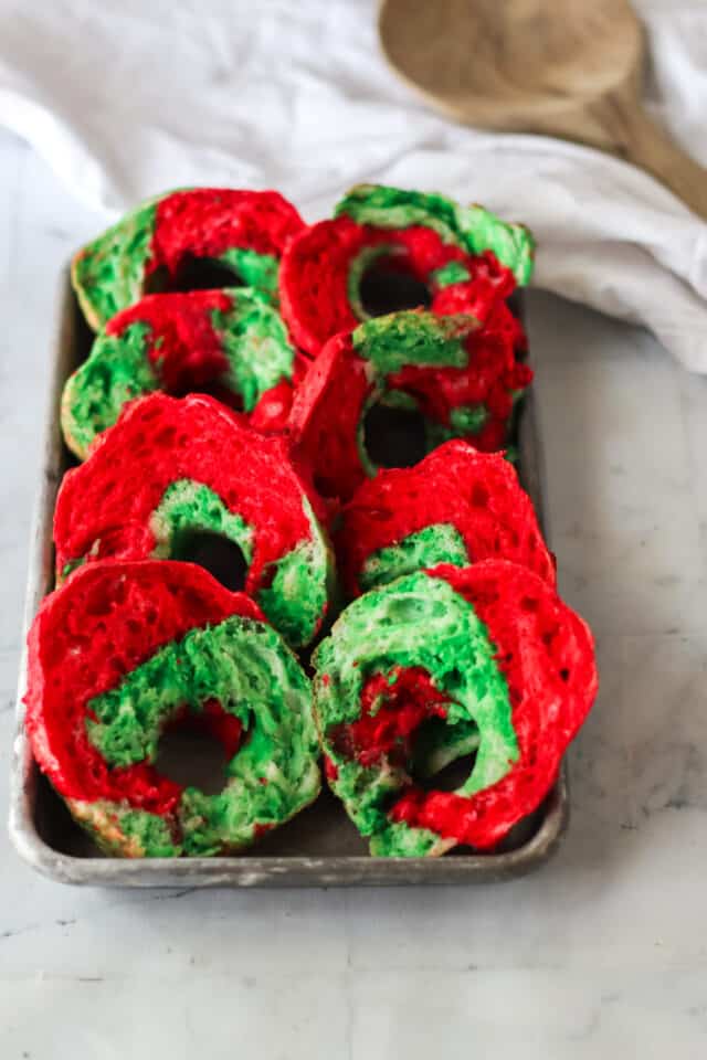 Air Fryer Christmas Bagels Moore or Less Cooking