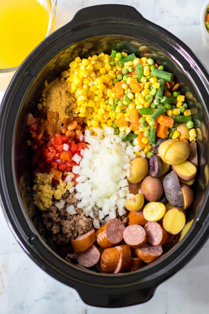 Slow Cooker Cowboy Stew Moore or Less Cooking