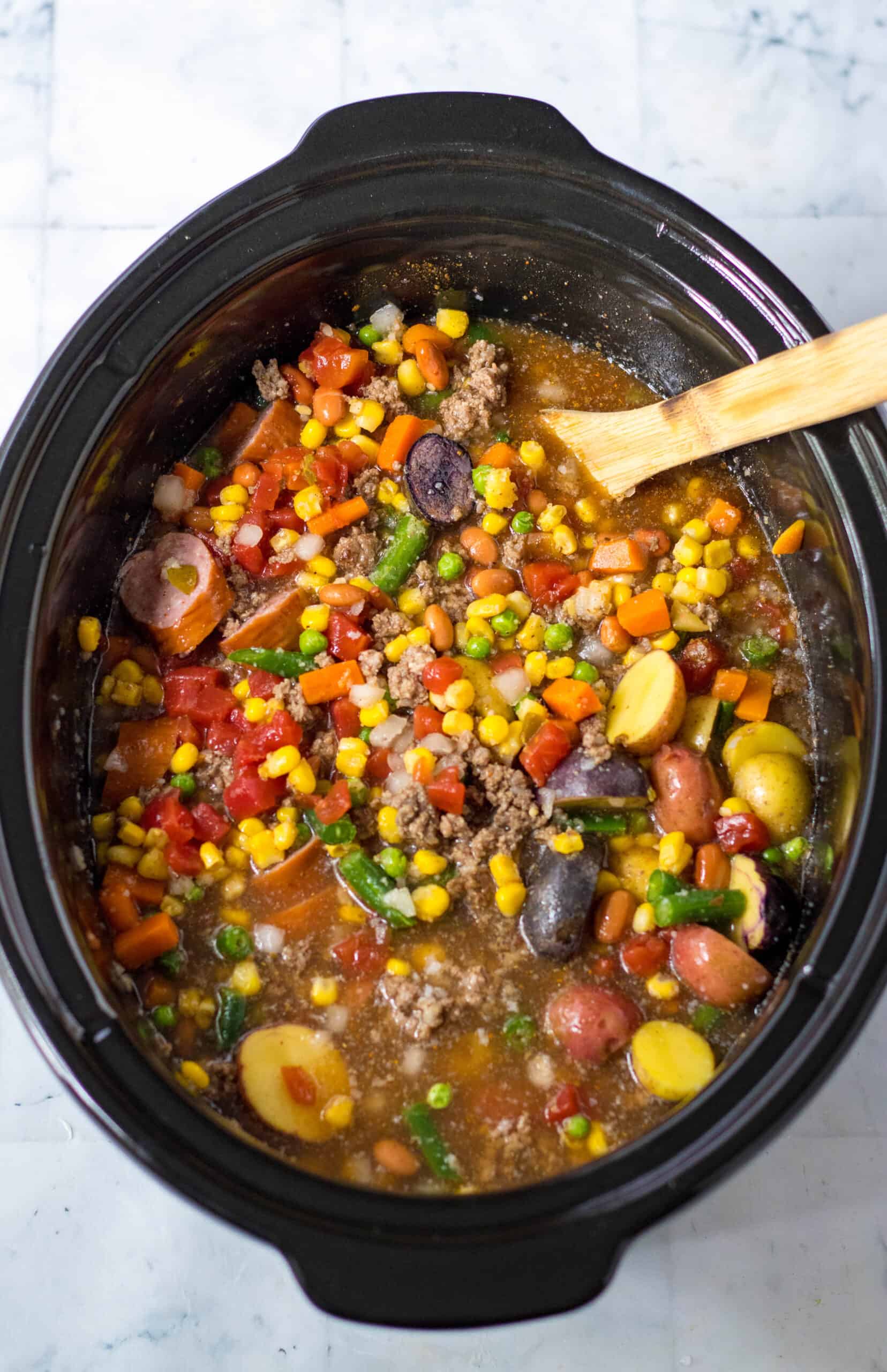 Slow Cooker Cowboy Stew Moore Or Less Cooking Slow Cooker Cowboy Stew Moore Or Less Cooking