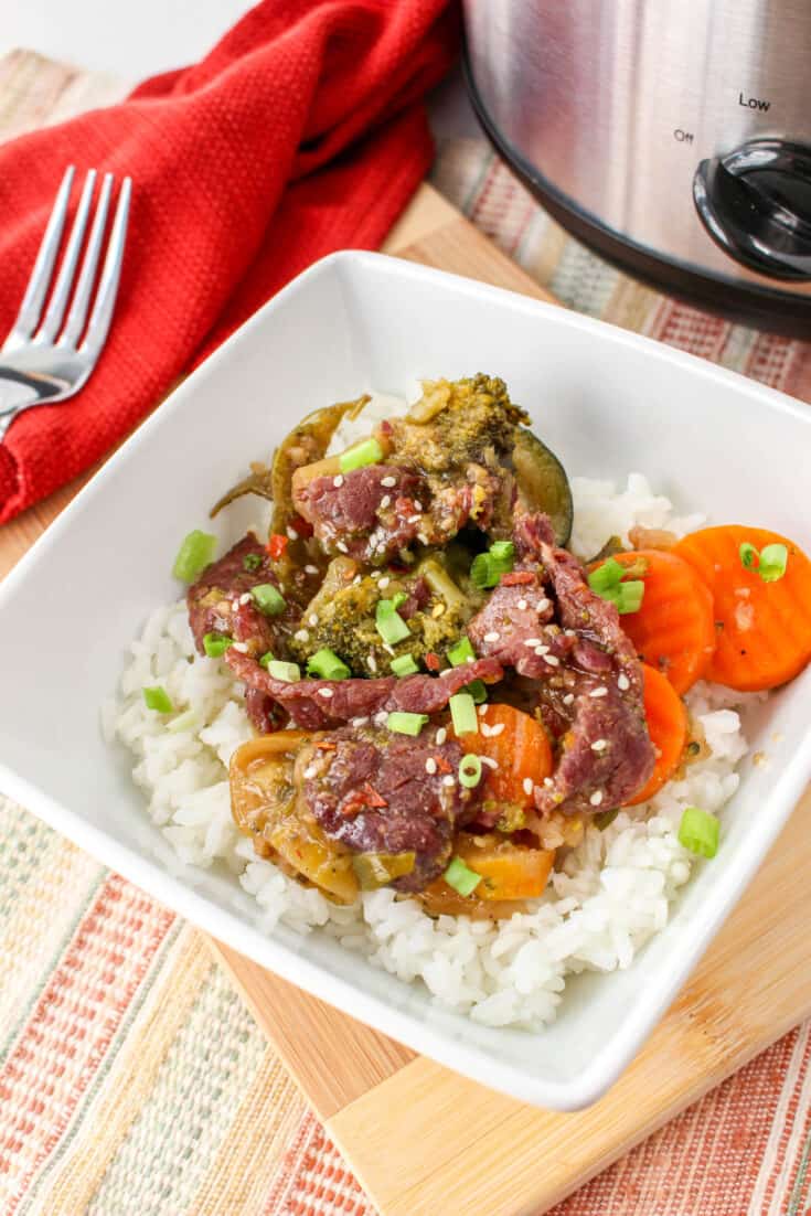 Slow Cooker Stir Fry Beef Moore or Less Cooking