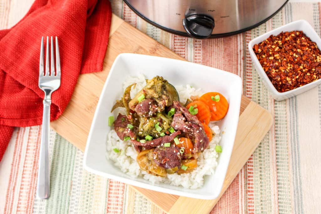 Slow Cooker Stir Fry Beef Moore or Less Cooking