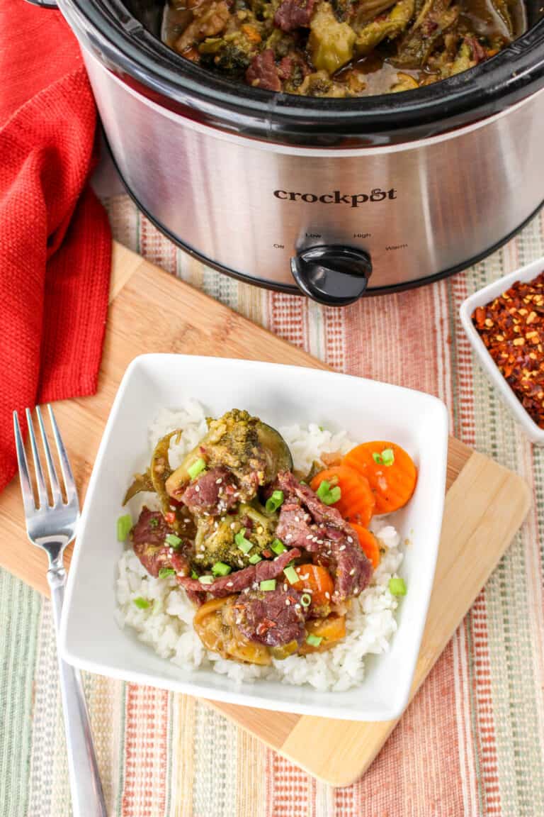 Slow Cooker Stir Fry Beef Moore or Less Cooking