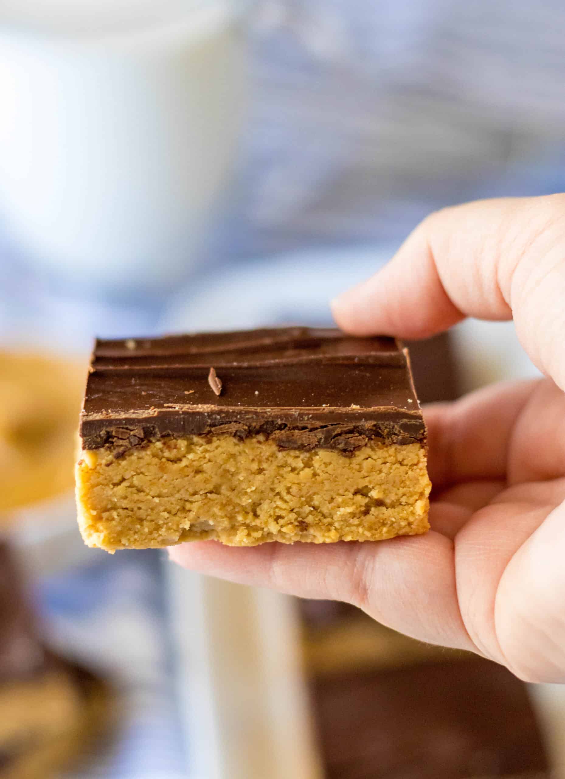 No Bake Lunch Lady Peanut Butter Bars