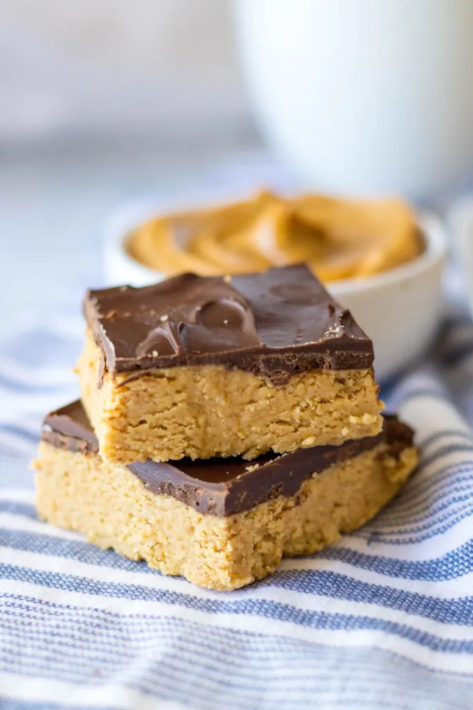 No Bake Lunch Lady Peanut Butter Bars