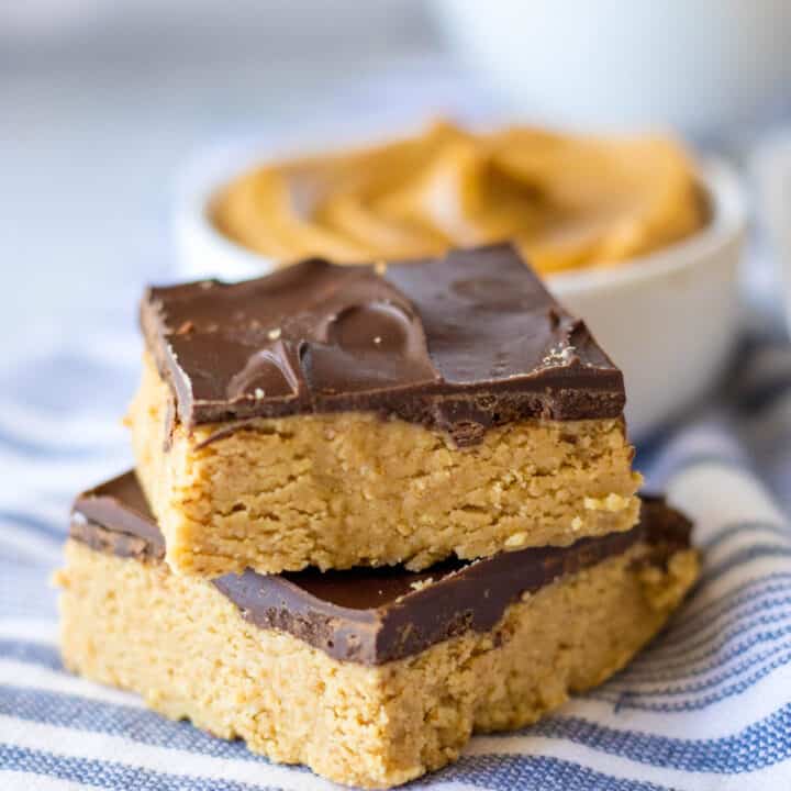 No-Bake Lunch Lady Peanut Butter Bars-image