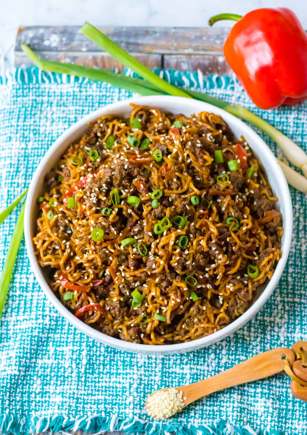 Slow Cooker Beef Ramen Moore or Less Cooking