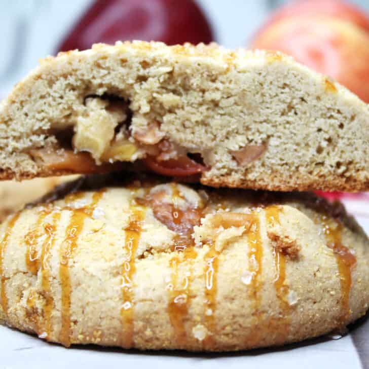 Salted Caramel Apple Cookies