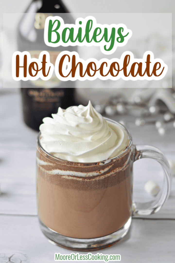 Baileys Hot Chocolate - Moore or Less Cooking