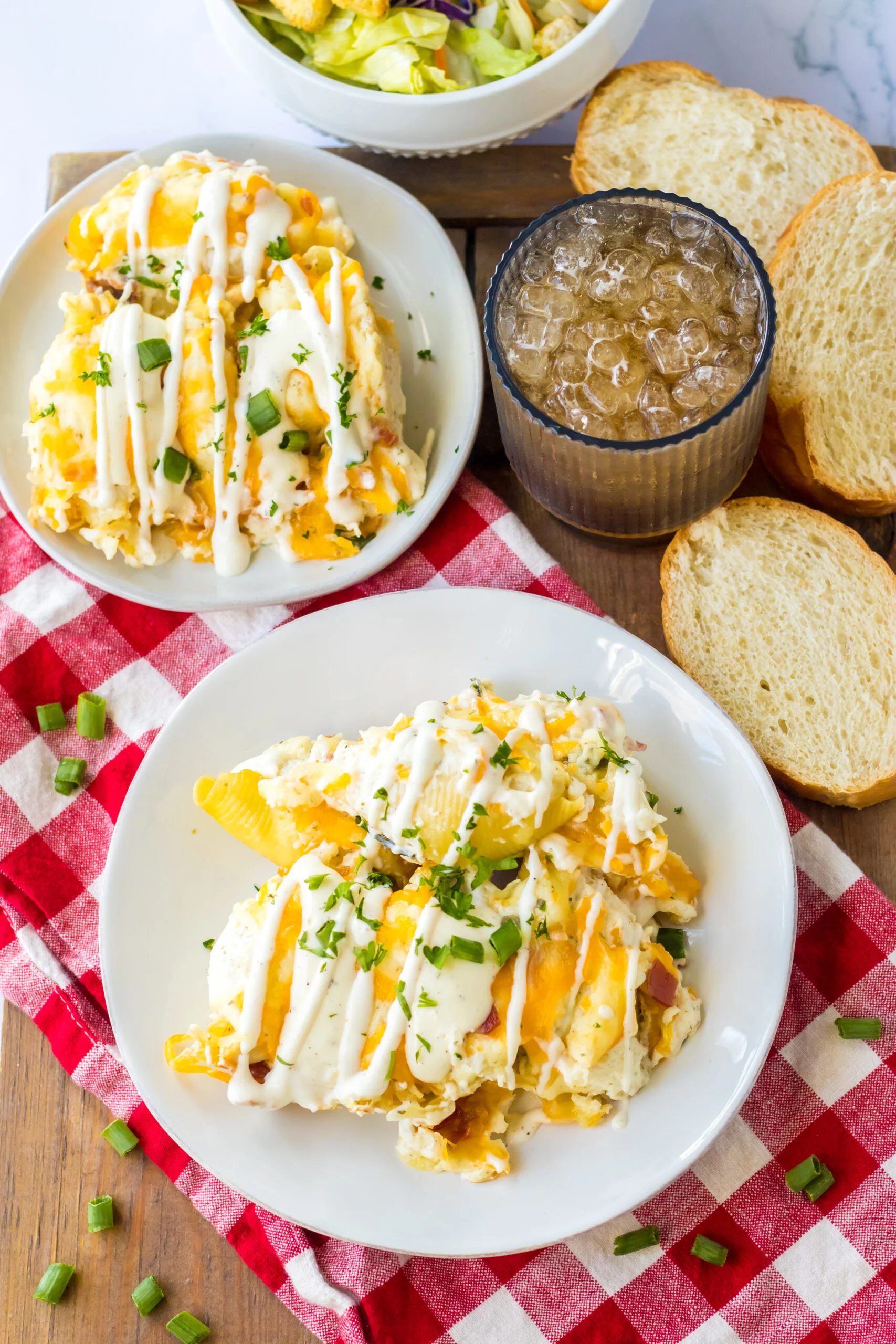 Crack Chicken Stuffed Pasta Shells