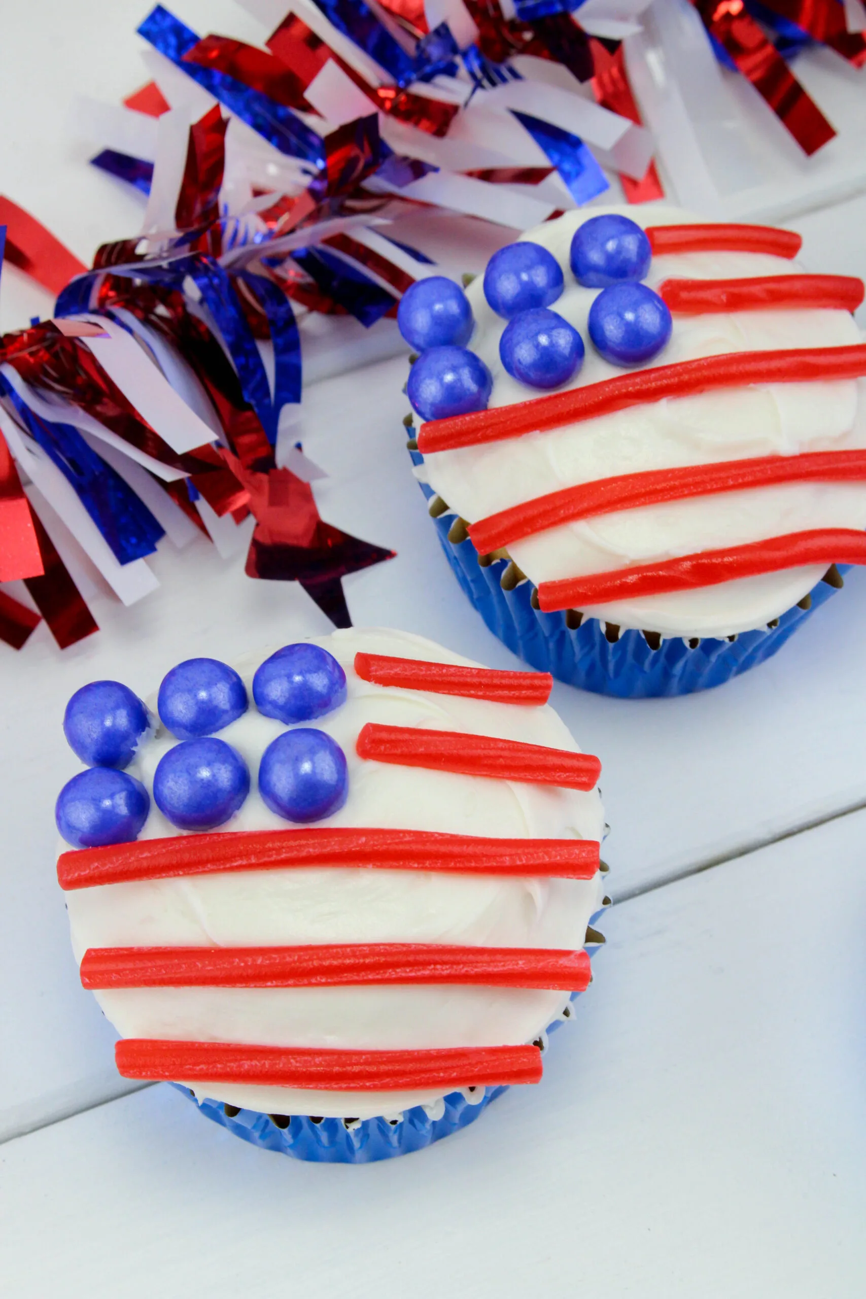 American Flag Cupcakes


