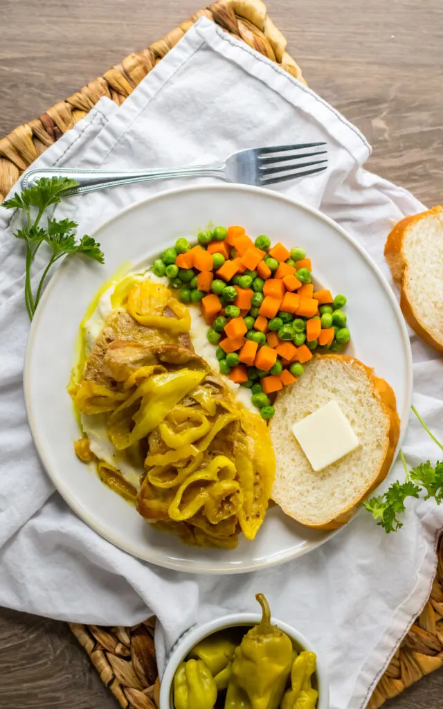 Slow Cooker Mississippi Pork Chops