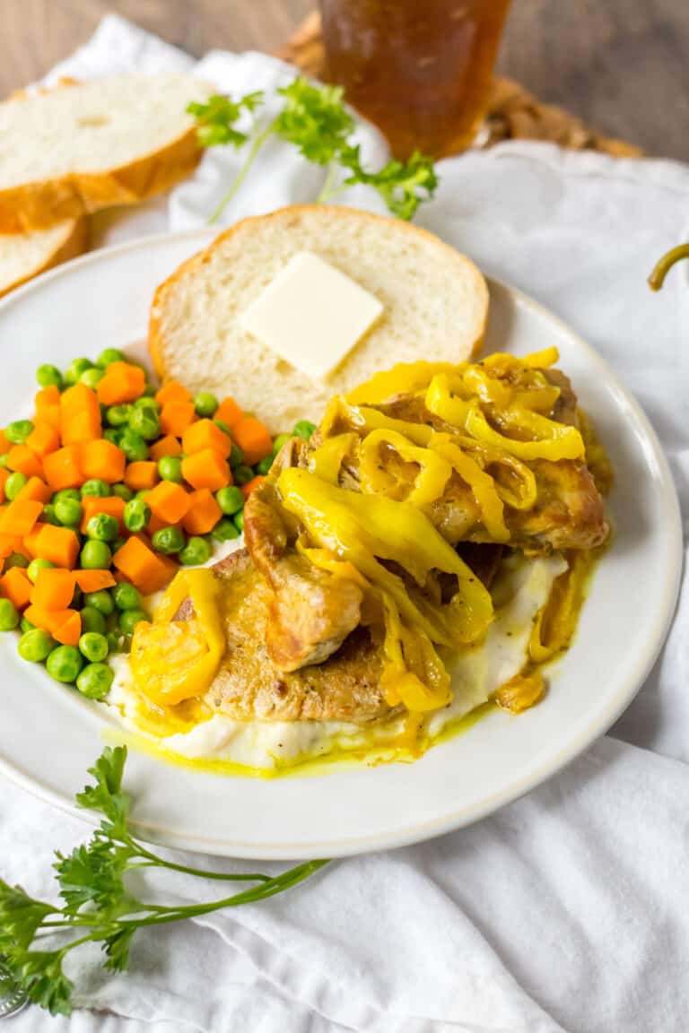 Slow Cooker Mississippi Pork Chops Moore or Less Cooking
