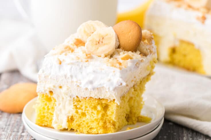 Ultimate Banana Pudding Poke Cake