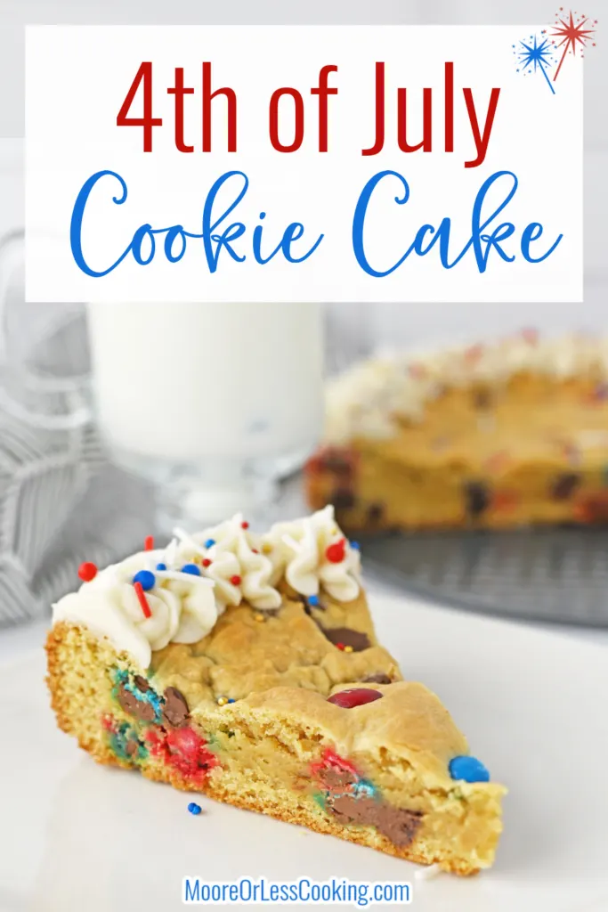 Easy M&M Cake Recipe for July 4th - Mom Loves Baking