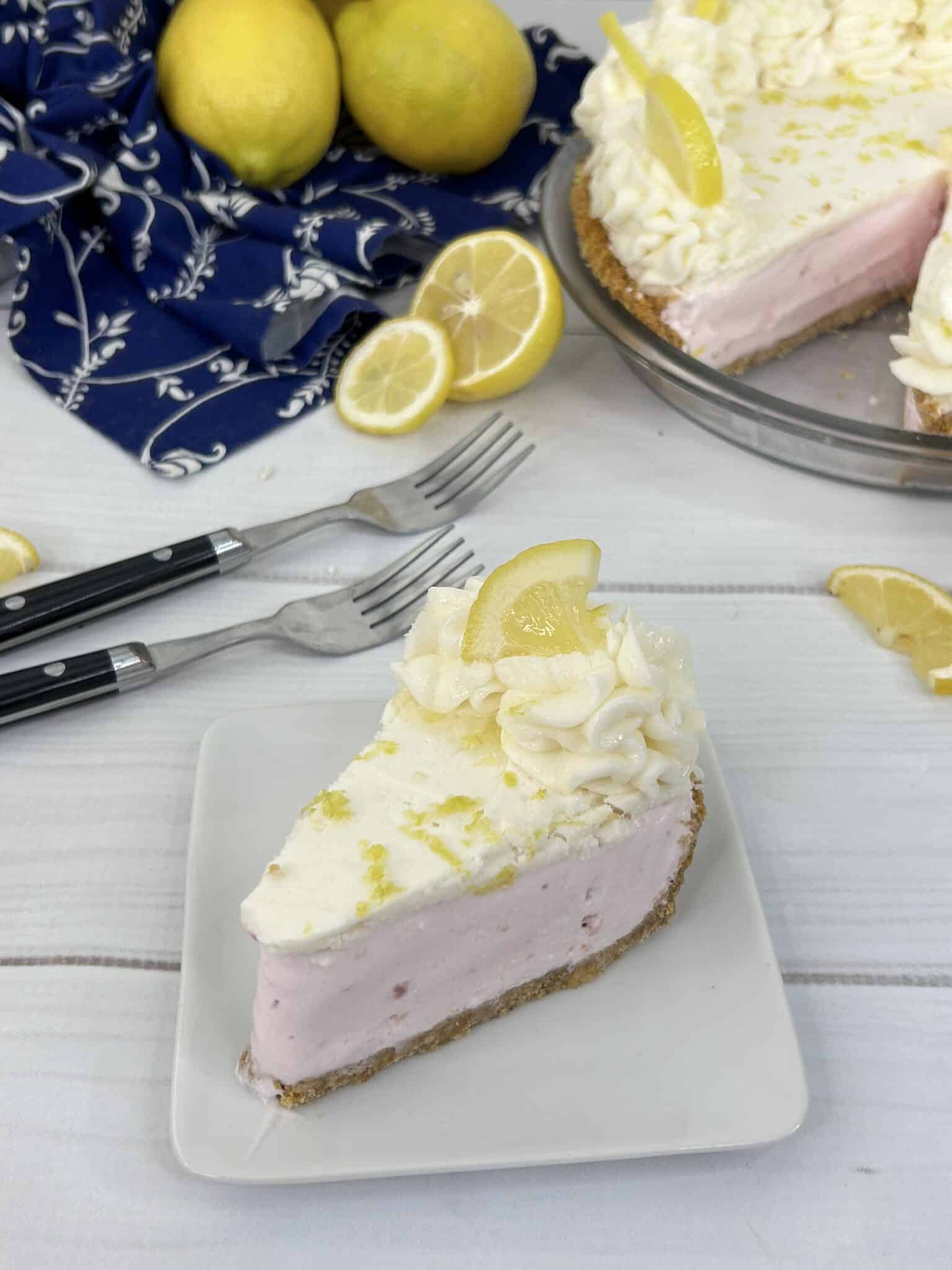 Pink Lemonade Ice Cream Pie Moore or Less Cooking