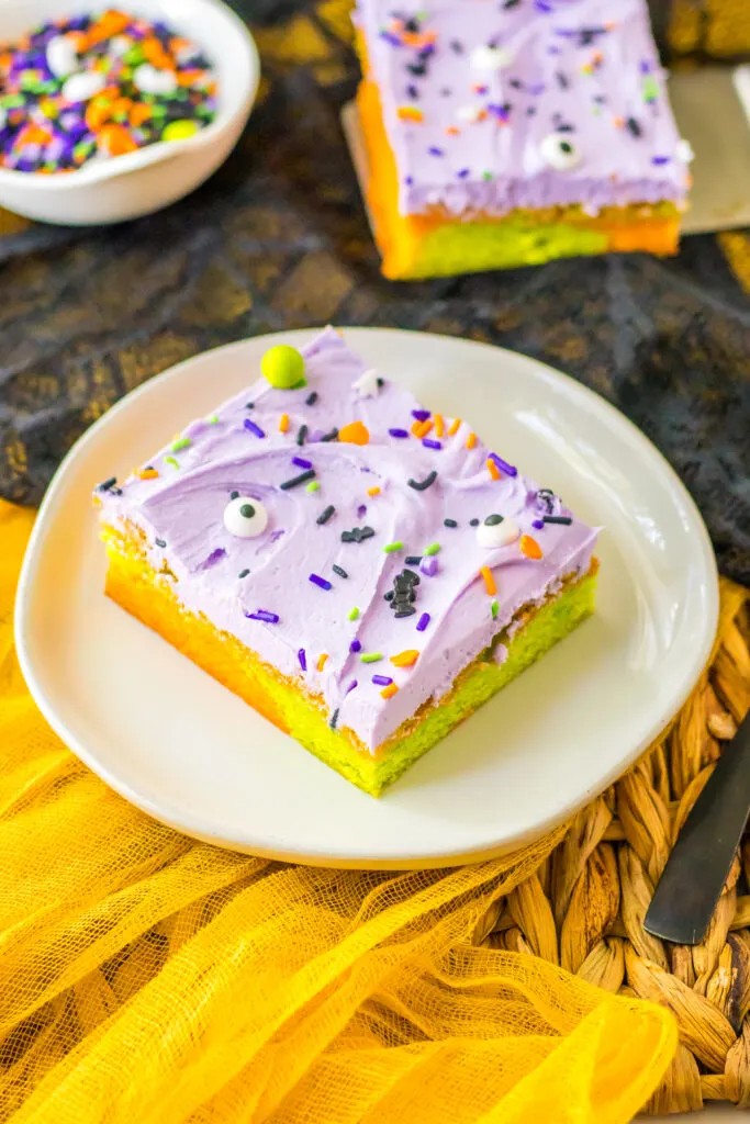 Halloween Sugar Cookie Bars