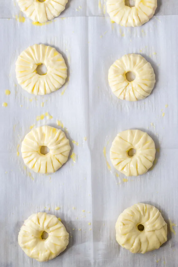 Puff Pastry Apple Donuts