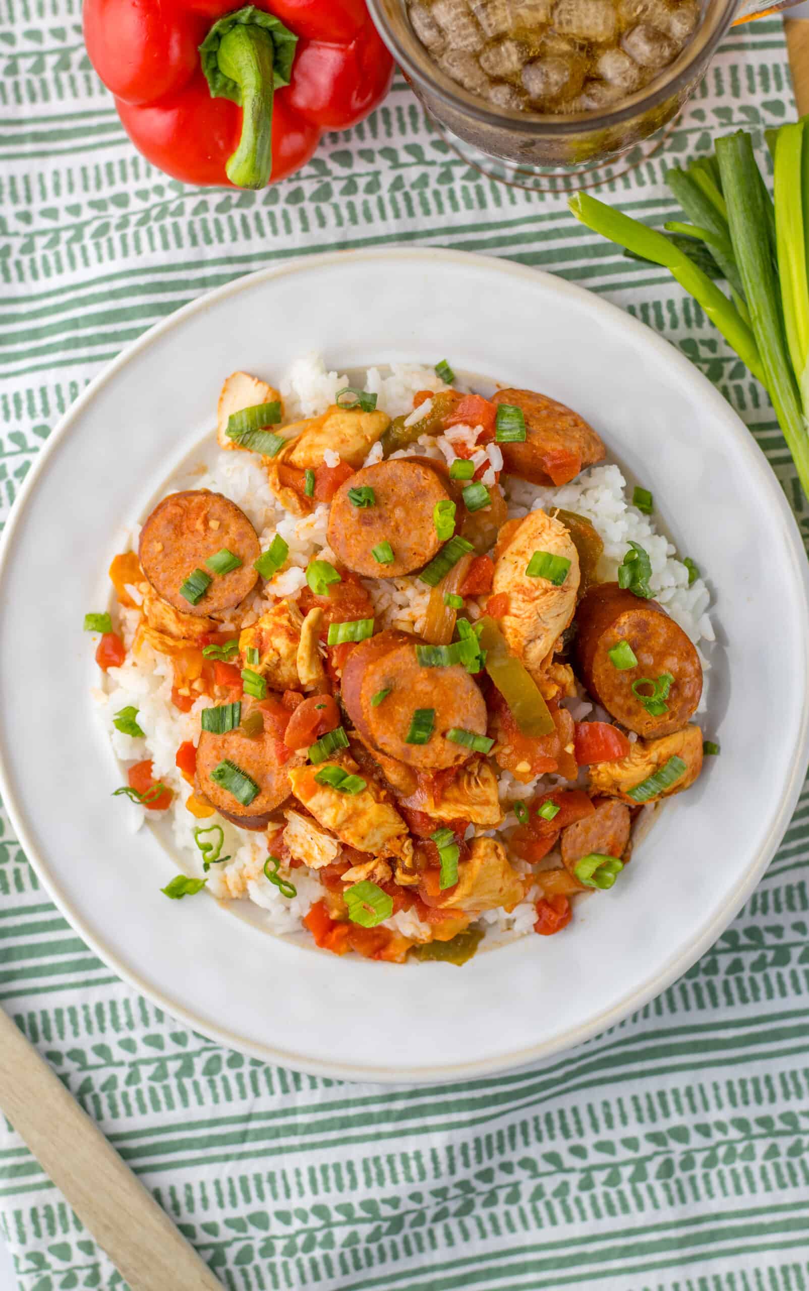 Slow Cooker Cajun Chicken And Sausage