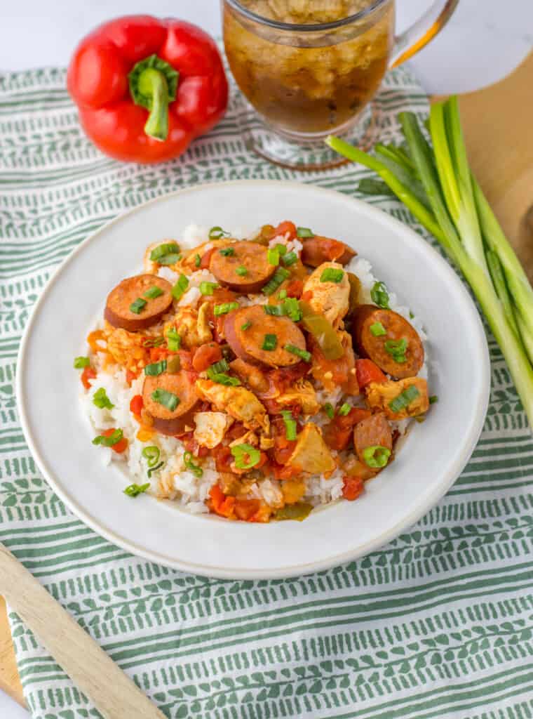 Slow Cooker Cajun Chicken And Sausage 