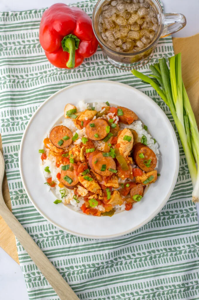 Slow Cooker Cajun Chicken And Sausage 