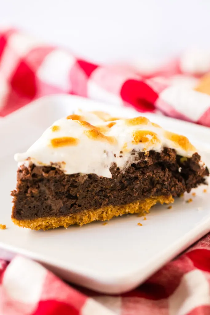 Slow Cooker S’mores Brownies