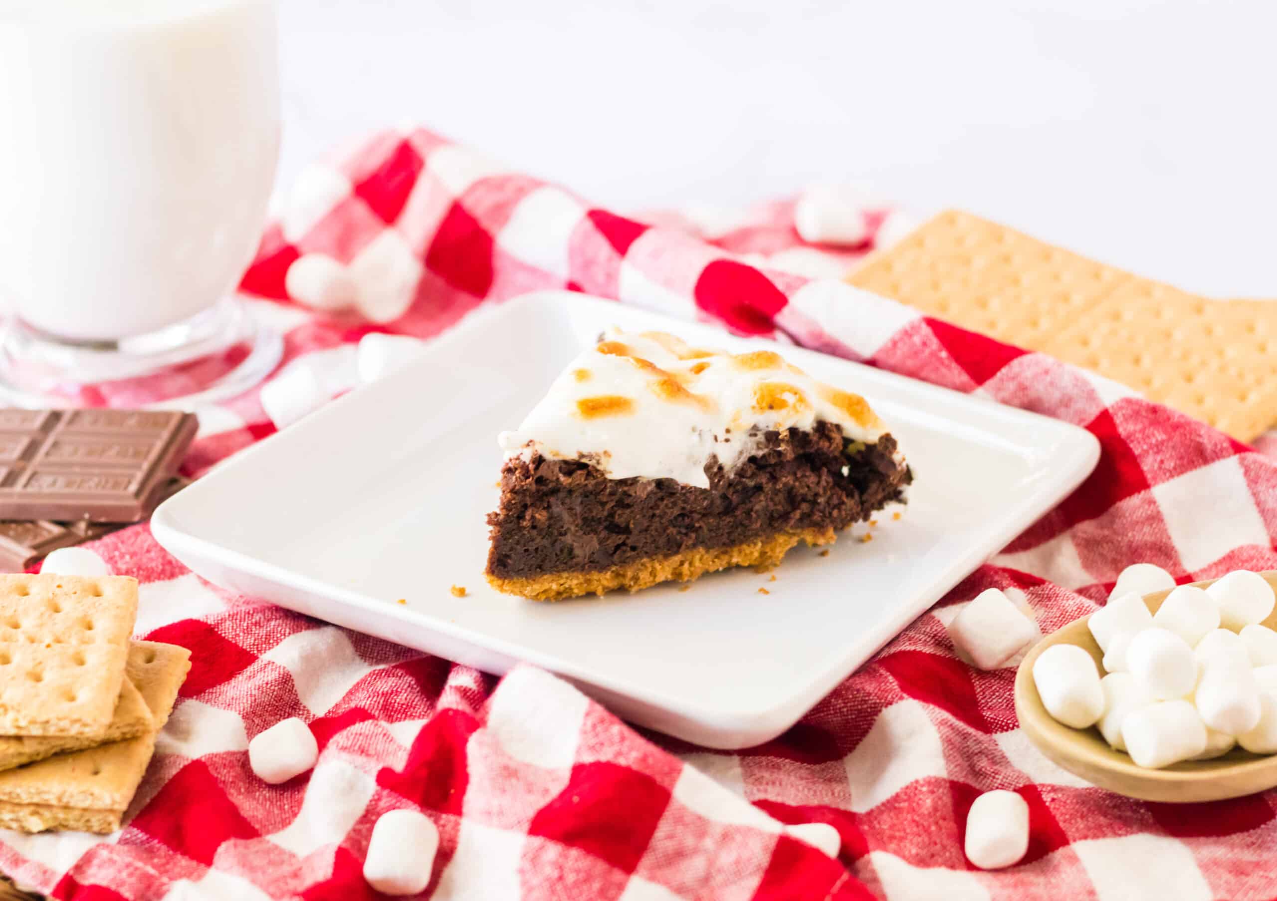 Slow Cooker S’mores Brownies Moore or Less Cooking