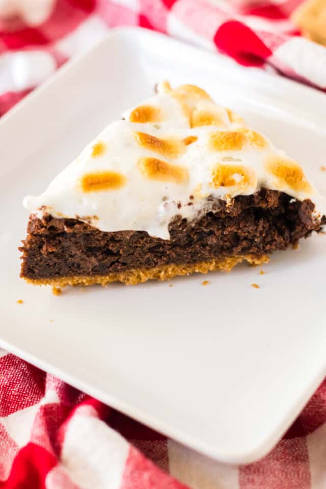 Slow Cooker S’mores Brownies Moore or Less Cooking