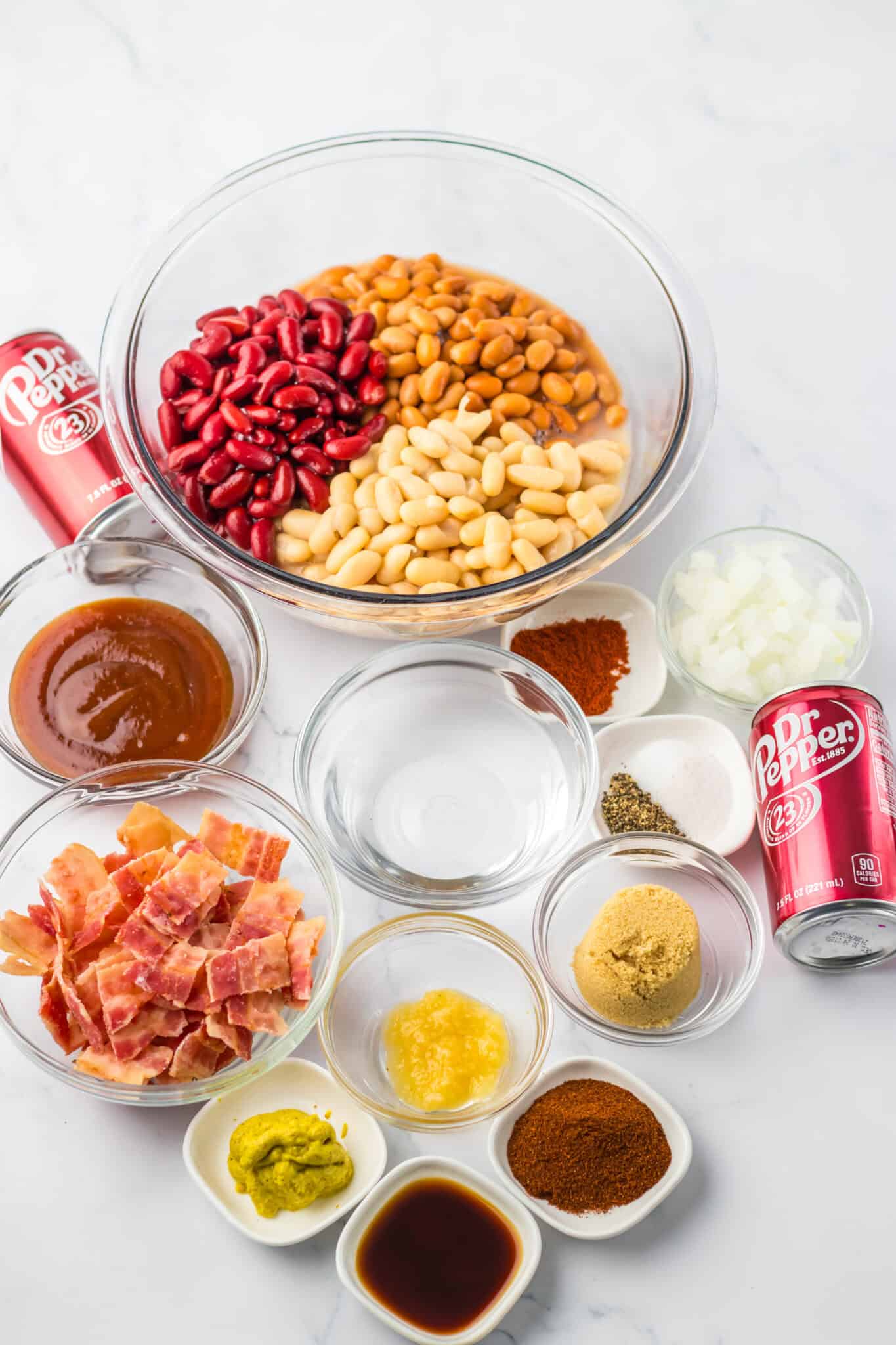 Slow Cooker Dr. Pepper Baked Beans - Moore or Less Cooking