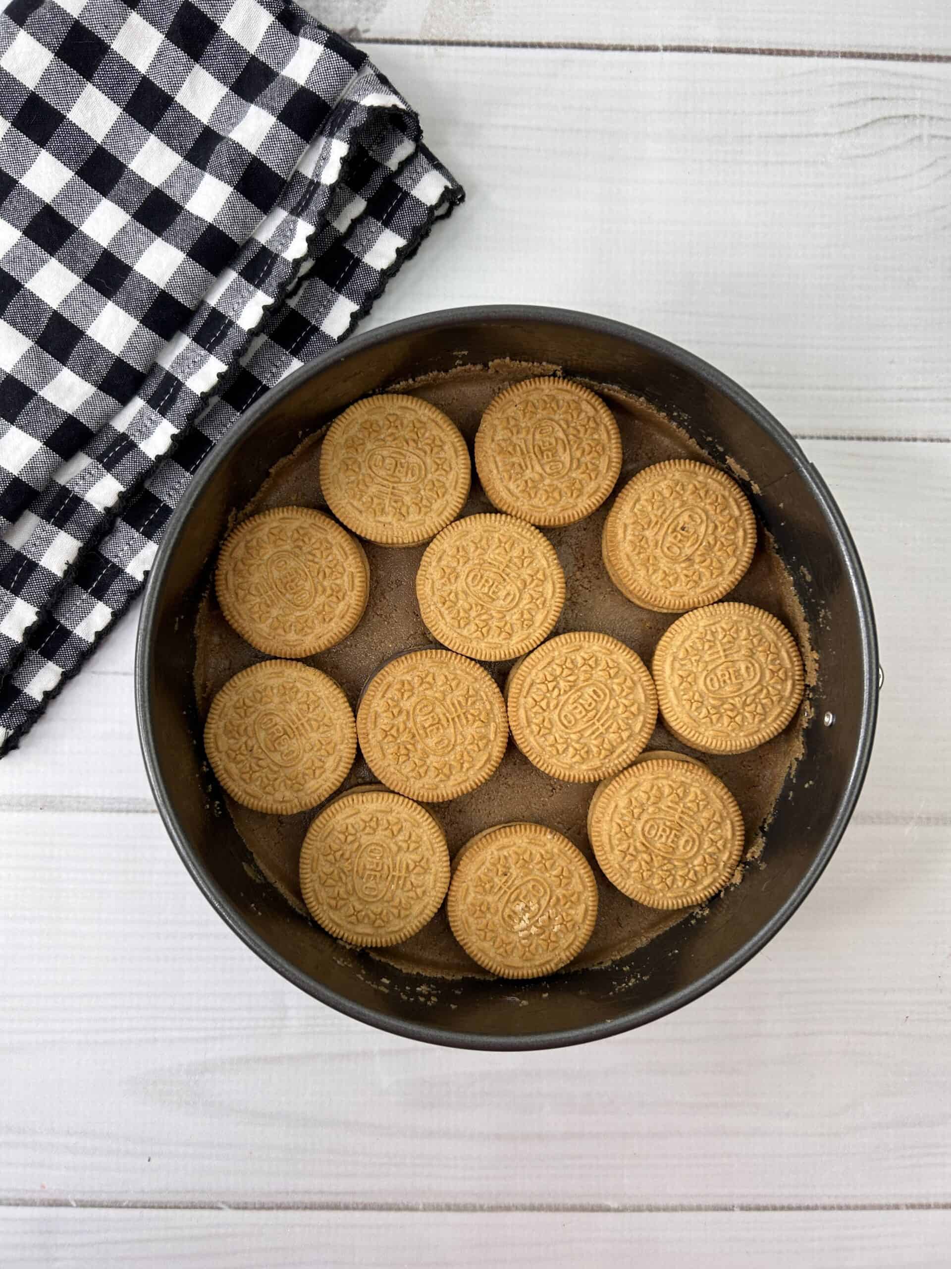 process Reese’s Peanut Butter Chocolate Icebox Cake