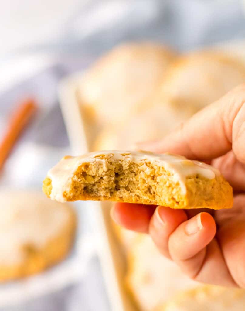 nice thick Iced Oatmeal Cookies