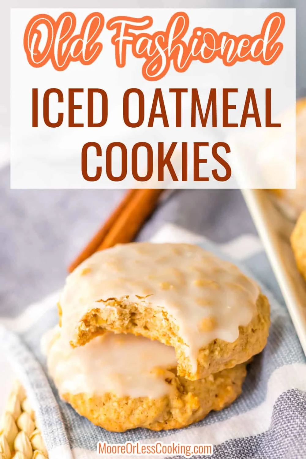 Iced Oatmeal Cookies