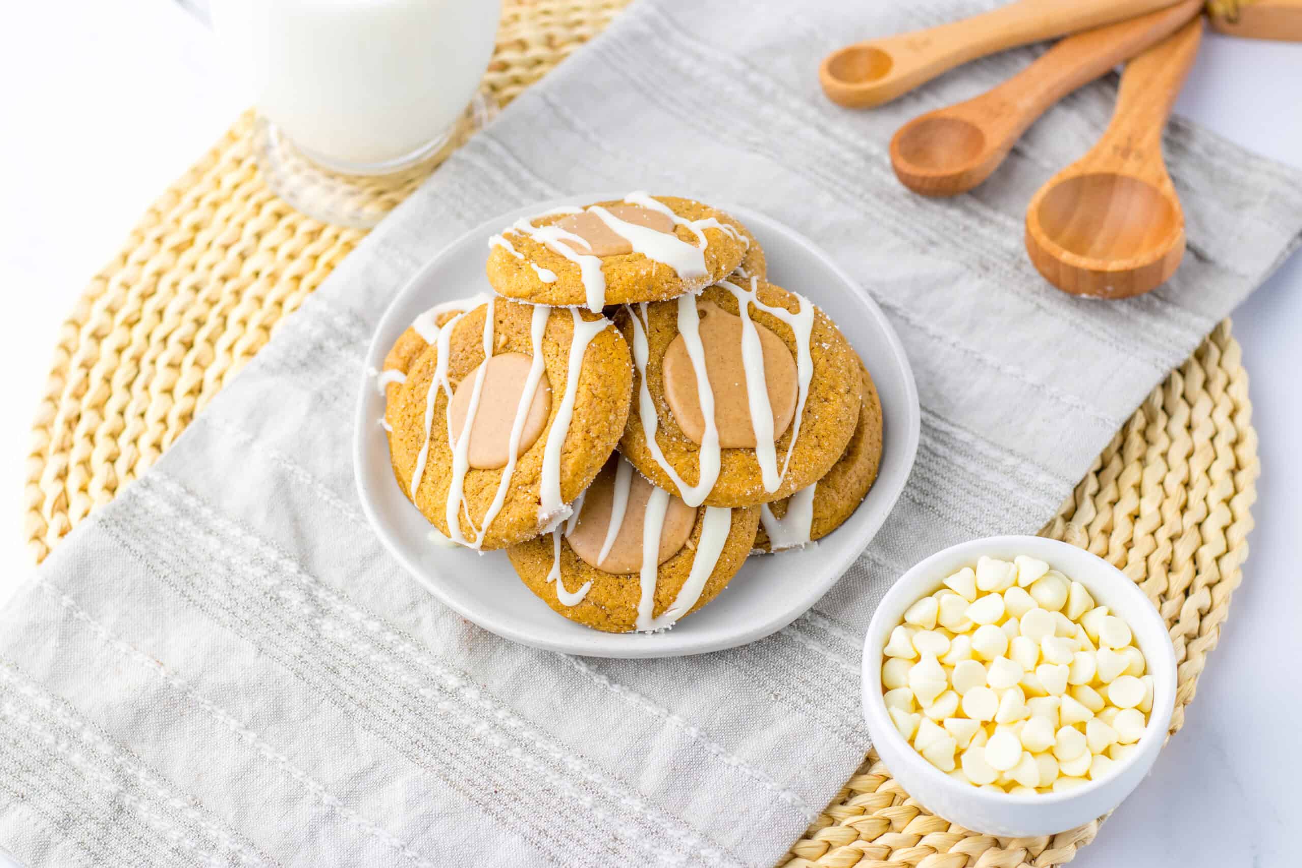 Gingerbread Thumbprint Cookies - Moore or Less Cooking