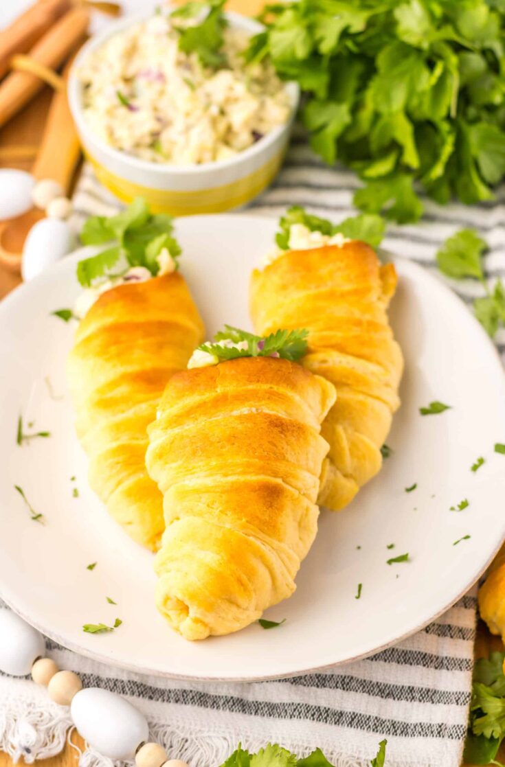 recipe card image Chicken Salad Stuffed Crescents