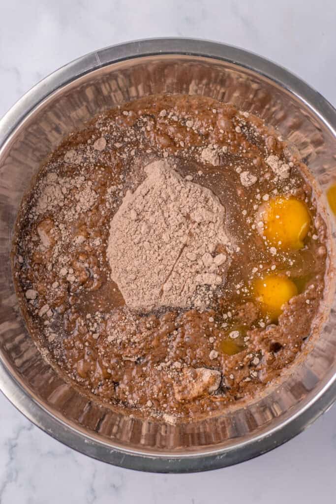 Cake mix and ingredients