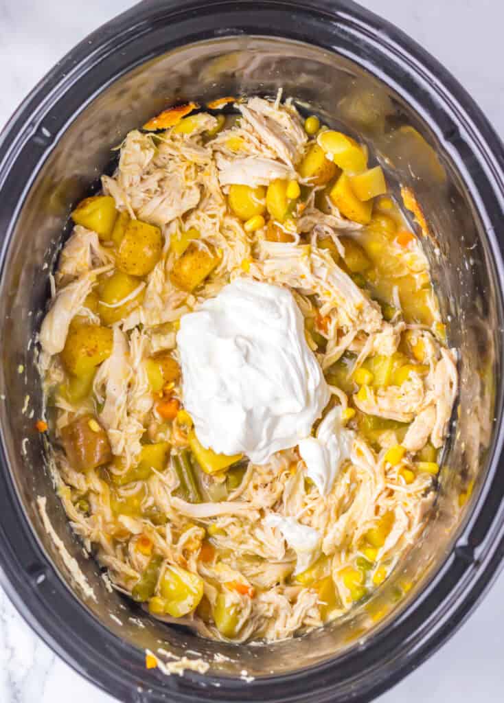 add sour cream to chicken