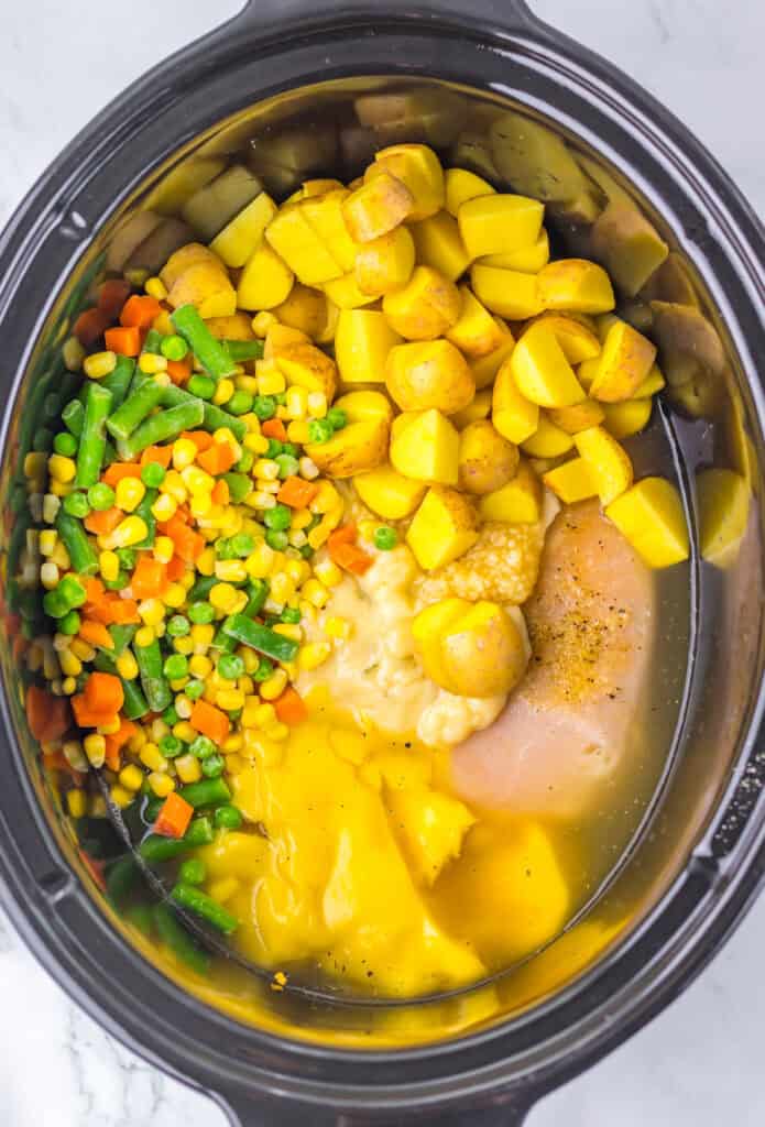 Slow Cooker Chicken Pot Pie