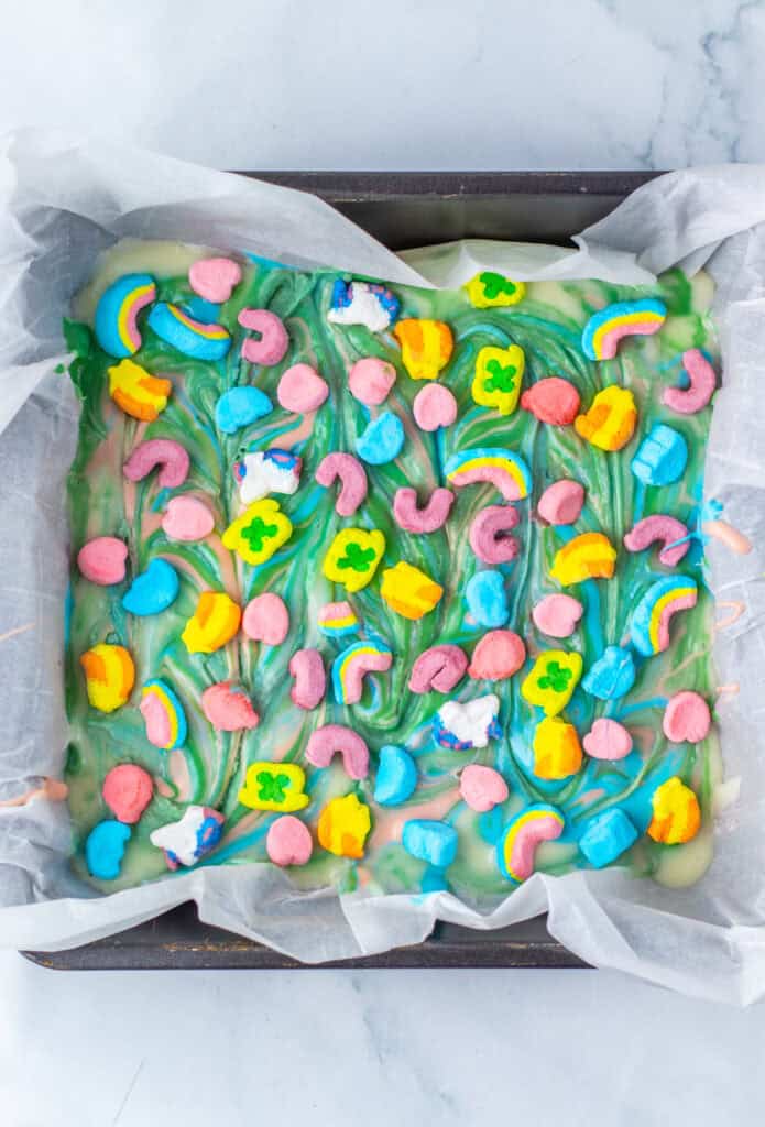 Lucky Charms Fudge