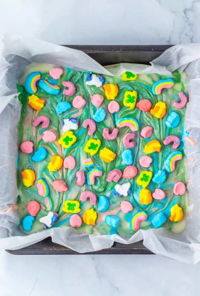 Lucky Charms Fudge
