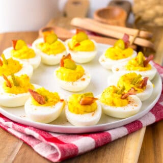 Million Dollar Deviled Eggs diagonal