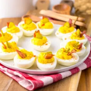 Million Dollar Deviled Eggs diagonal