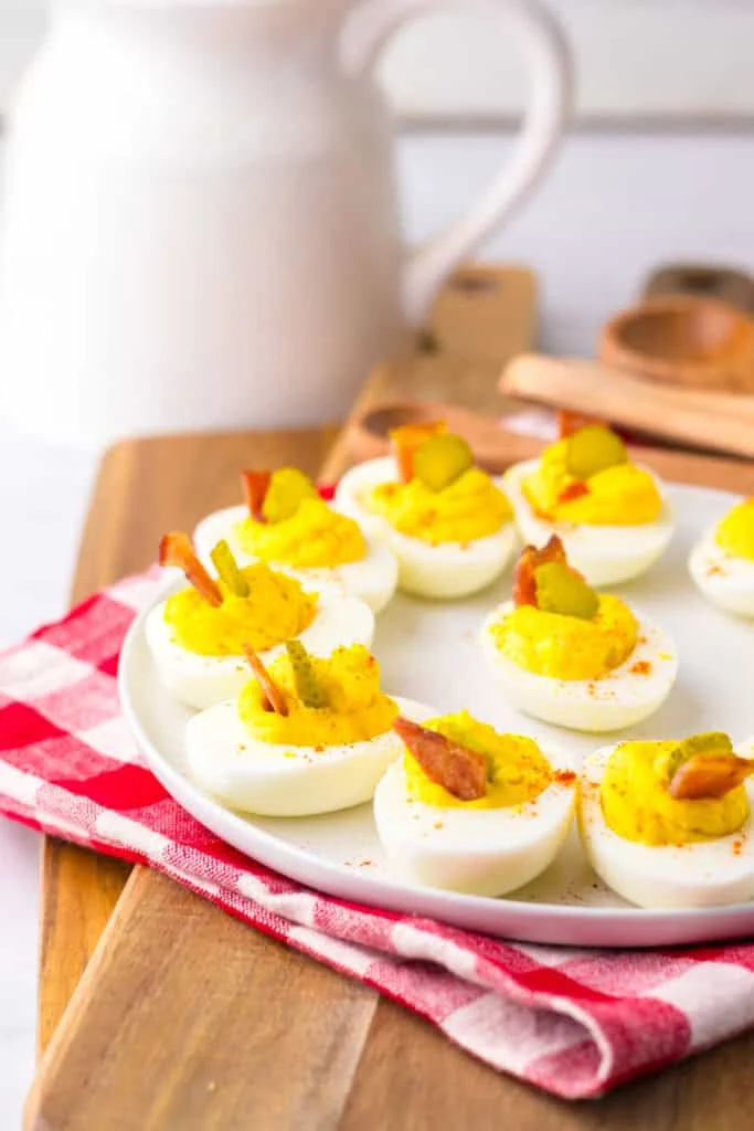 Million Dollar Deviled Eggs side view