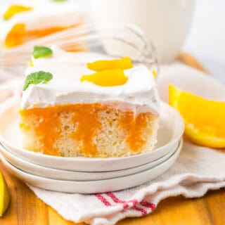 Orange Creamsicle Poke Cake
