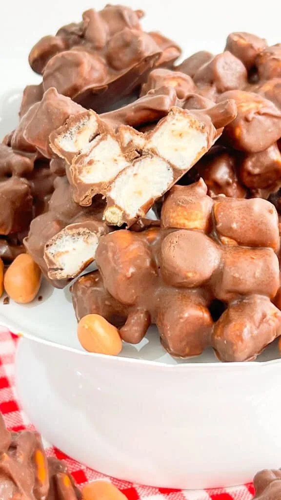 inside rocky road candy