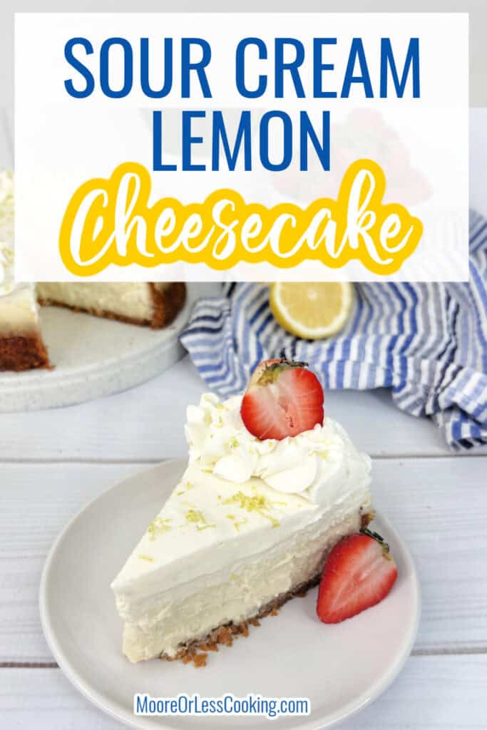 pin sour cream lemon cheesecake