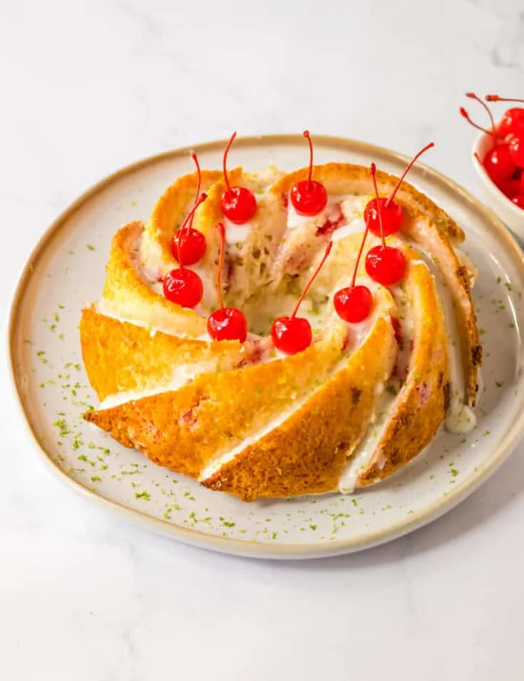 whole shirley temple cake