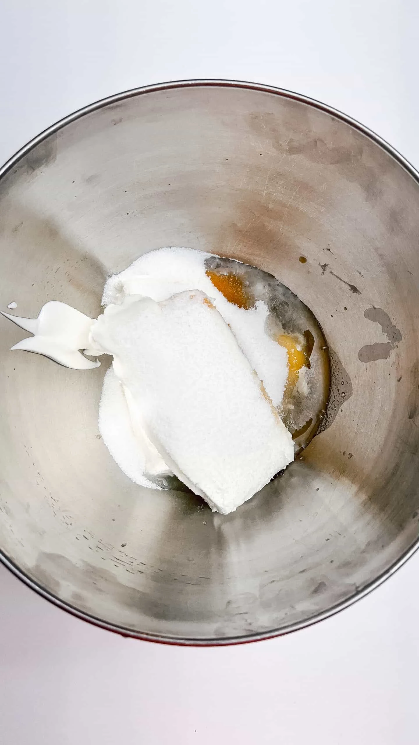 Making the cheesecake