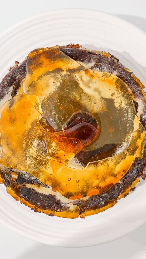 full cheesecake Crème Brûlée Cheesecake